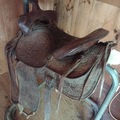 Western Style Horse Saddle Choice E