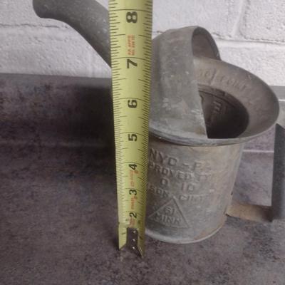 Vintage Galvanized Service Station Water Can