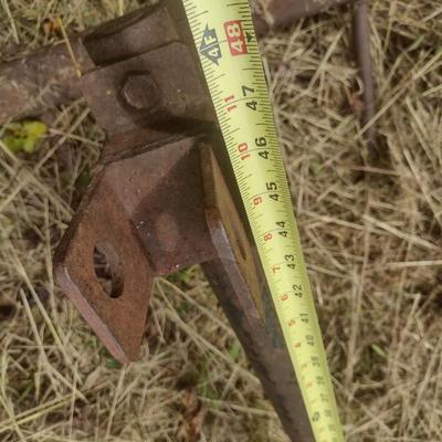Farm Implement Hay Fork Attachment