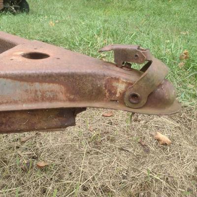 Flat Bed Farm Single Axle Trailer