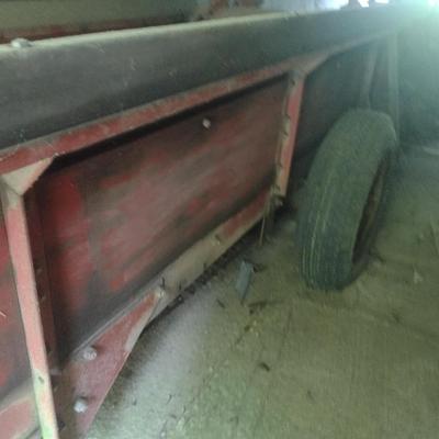 Manure Spreader Pull Behind PTO Driven Trailer