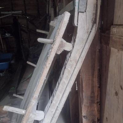 Antique Wood Horse Sled