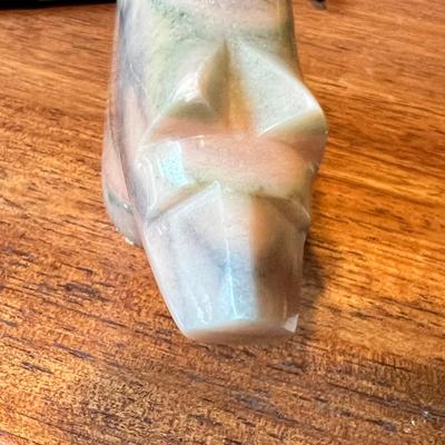 Septarian Nodule Navajo Bear Stone Carving & More (LR-RG)