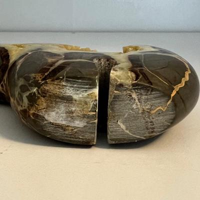 Septarian Nodule Navajo Bear Stone Carving & More (LR-RG)