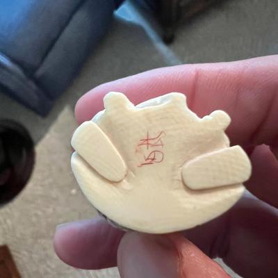 Japanese Netsuke Figurines Inc One W/ Rotating Head (LR-RG)