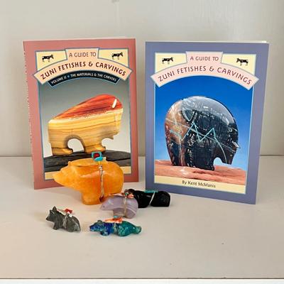 Zuni Fetishes with Medicine Bundles plus Guide Books (LR-RG)