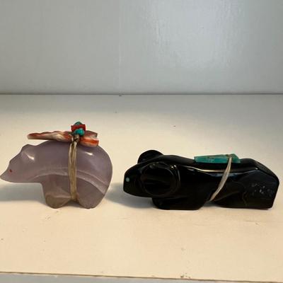 Zuni Fetishes with Medicine Bundles plus Guide Books (LR-RG)