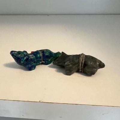 Zuni Fetishes with Medicine Bundles plus Guide Books (LR-RG)