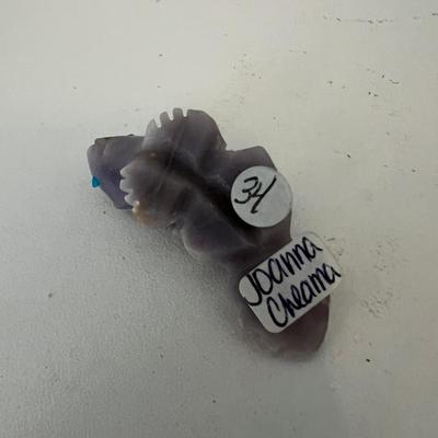 Zuni Corn Maiden & Other Fetishes Includes Signed (LR-RG)