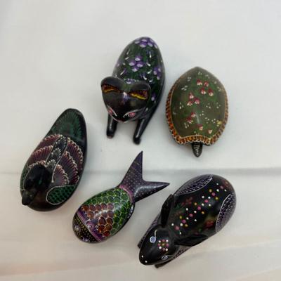 Hand Painted & Lacquered Trinket Boxes (B3-SS)