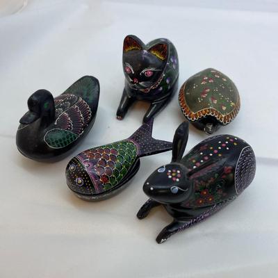 Hand Painted & Lacquered Trinket Boxes (B3-SS)