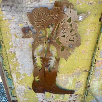 Sale Photo Thumbnail #19: Metal Wall Art Boot