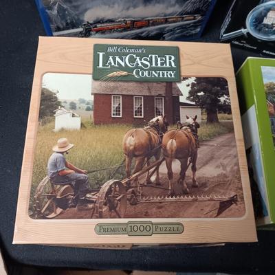 4 JIGSAW PUZZLES