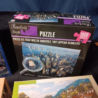 4 JIGSAW PUZZLES
