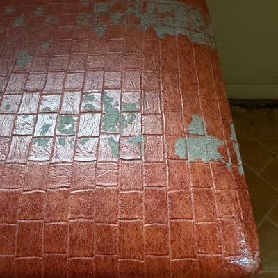 Two Upholstered Wooden Boxes (B3-MG)