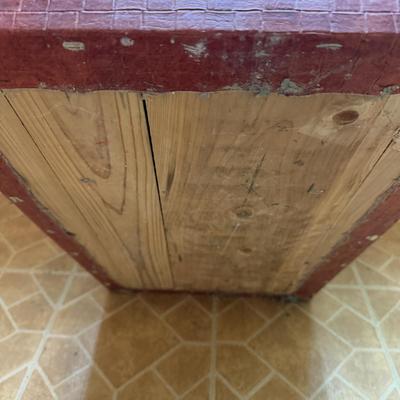 Two Upholstered Wooden Boxes (B3-MG)