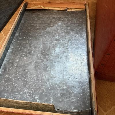 Two Upholstered Wooden Boxes (B3-MG)