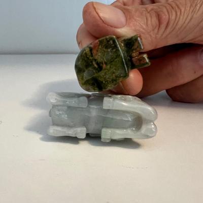 Malachite, Ruby Zoisite & More Stone Animal Fetishes (LR-RG)