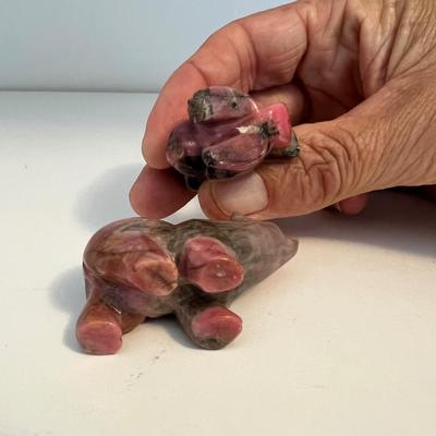 Malachite, Ruby Zoisite & More Stone Animal Fetishes (LR-RG)