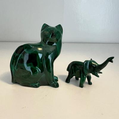 Malachite, Ruby Zoisite & More Stone Animal Fetishes (LR-RG)