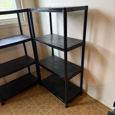 Plastic Shelves & Two Tables (B3-MG)