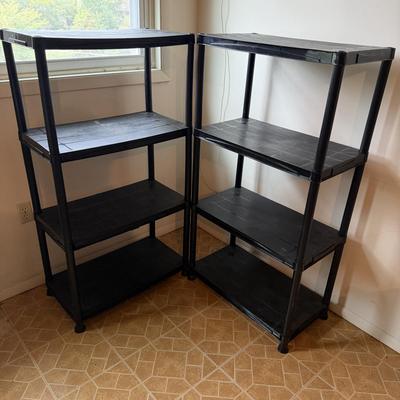 Plastic Shelves & Two Tables (B3-MG)