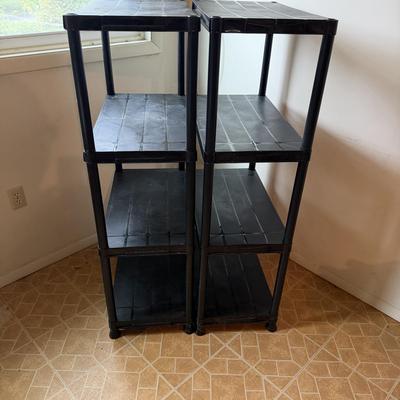 Plastic Shelves & Two Tables (B3-MG)