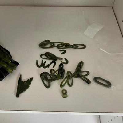 Three Matching Hand Carved Jade Dragon Boat Sculptures (LR-RG)