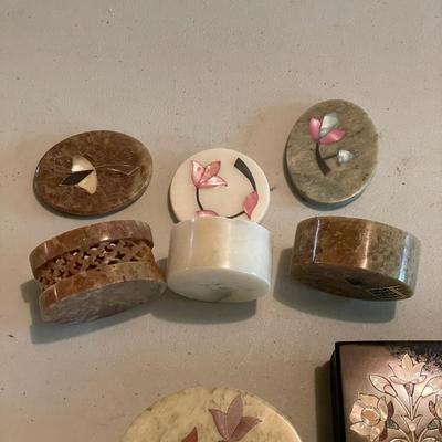 Carved Stone & More with Inlay (B3-SS)