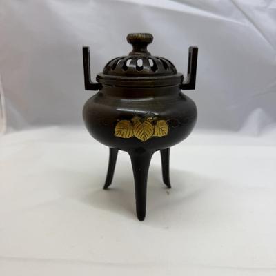 Japanese Bronze Incense Burner (B3-MG)