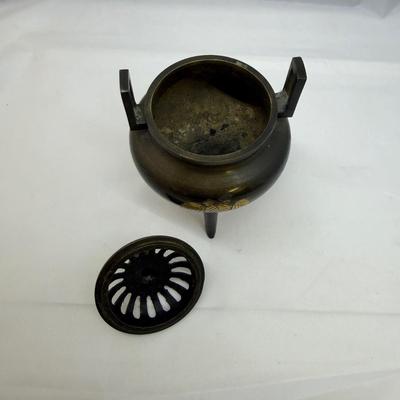 Japanese Bronze Incense Burner (B3-MG)