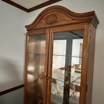 Webb Two Piece Display Cabinet With Lights (K-RG)
