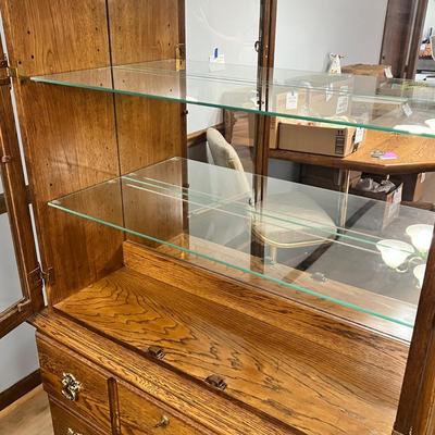 Webb Two Piece Display Cabinet With Lights (K-RG)