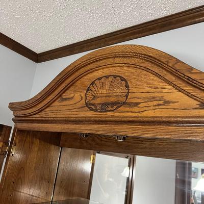 Webb Two Piece Display Cabinet With Lights (K-RG)