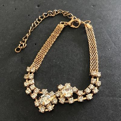 Mesh Rhinestone Bracelet