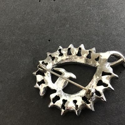 Vintage Rhinestone Brooch