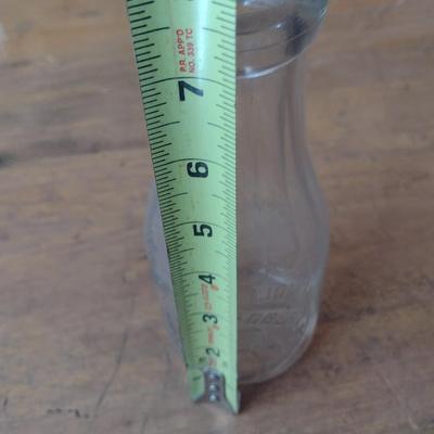 Vintage Pearce Roberts Dairy Weaverville, NC Pint Glass Milk Bottle (#18)