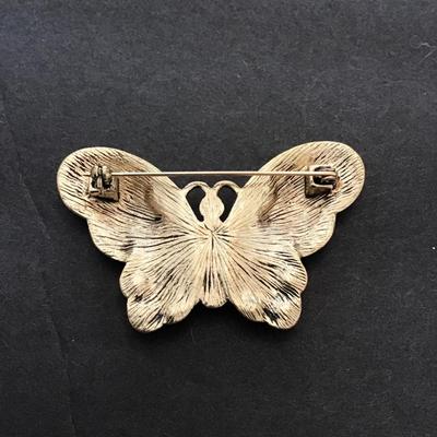 Very nice gold tone butterfly