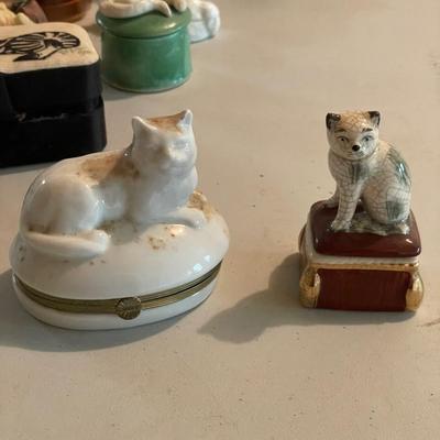 Lefton, Fitz & Floyd and More Animal Trinket Boxes (B3-SS)