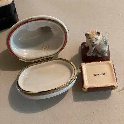 Lefton, Fitz & Floyd and More Animal Trinket Boxes (B3-SS)