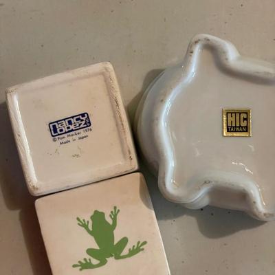 Lefton, Fitz & Floyd and More Animal Trinket Boxes (B3-SS)