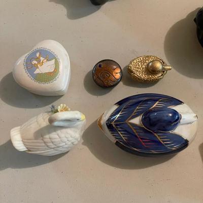 Lefton, Fitz & Floyd and More Animal Trinket Boxes (B3-SS)