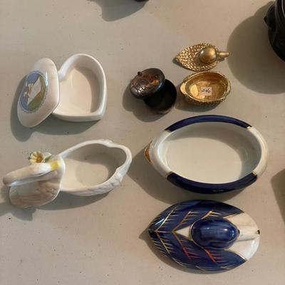 Lefton, Fitz & Floyd and More Animal Trinket Boxes (B3-SS)