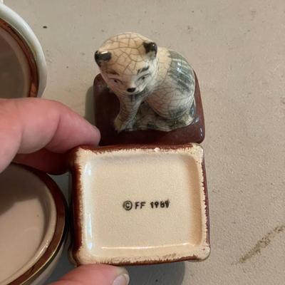Lefton, Fitz & Floyd and More Animal Trinket Boxes (B3-SS)