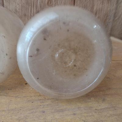 Set of Three Vintage Biltmore Dairy Farm One Quart Glass Milk Bottles (#25)