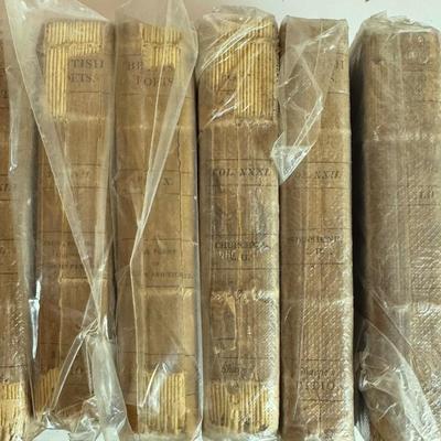 Sale Photo Thumbnail #1487: Fair condition considering the age. Some books are pictured inside clear bags.