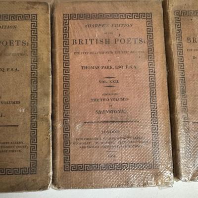 Sale Photo Thumbnail #1486: Fair condition considering the age. Some books are pictured inside clear bags.