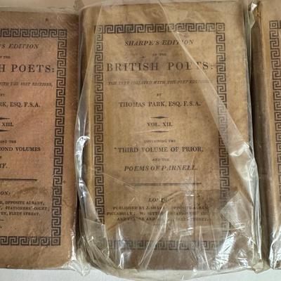 Sale Photo Thumbnail #1483: Fair condition considering the age. Some books are pictured inside clear bags.