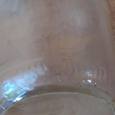 Pair of Vintage Biltmore Dairy Farm Pint and Half Pint Glass Milk Bottles (#34)