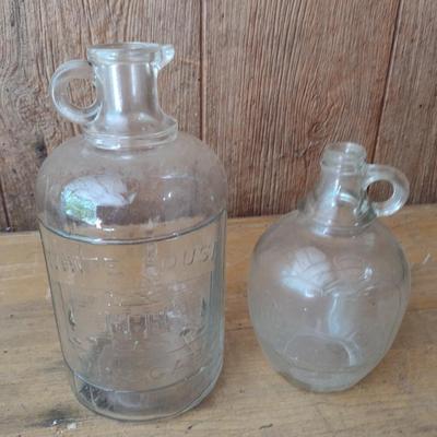 Pair of Vintage White House Brand Vinegar Bottles (#39)